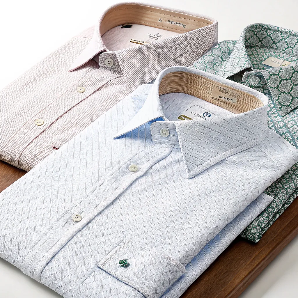 Selection of elegant dress shirts